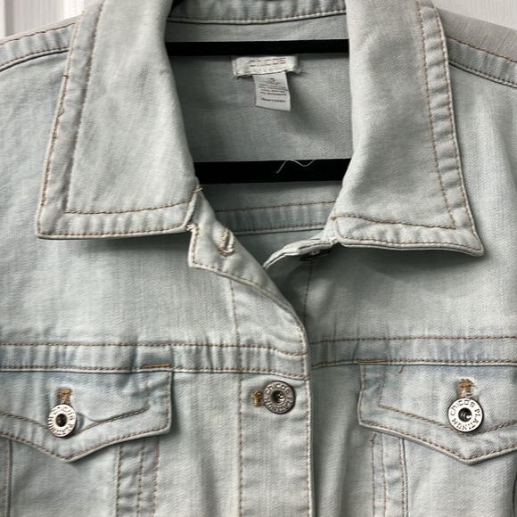 COPY - Chico’s Platinum Denim Jacket - Picture 4 of 11